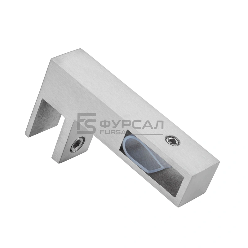 FS 3-2-3 Соединитель сквозной со смещением, штанга 30*10мм, хром матовый (SS)