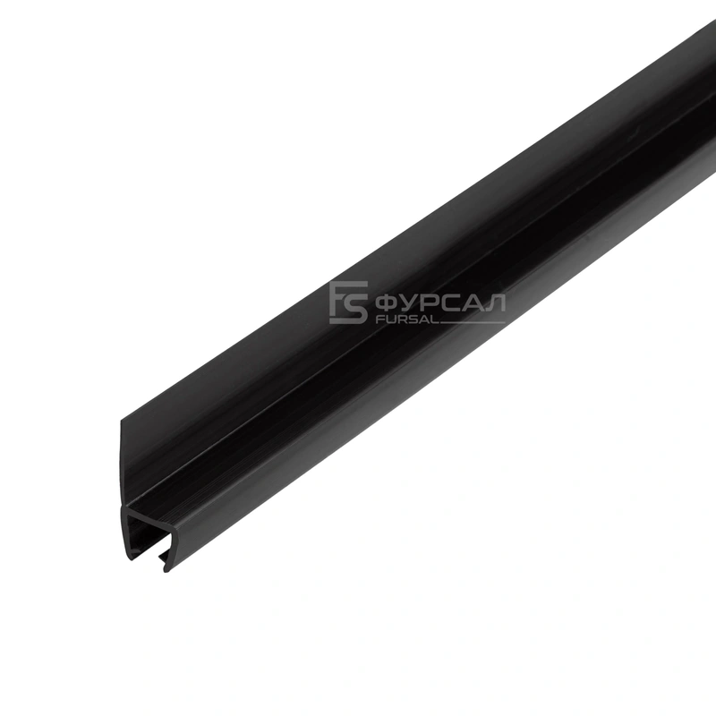 FS 2-1-2 Уплотнитель Ч-образный, ус 16мм, 8мм, 2200мм, черный (BLACK)