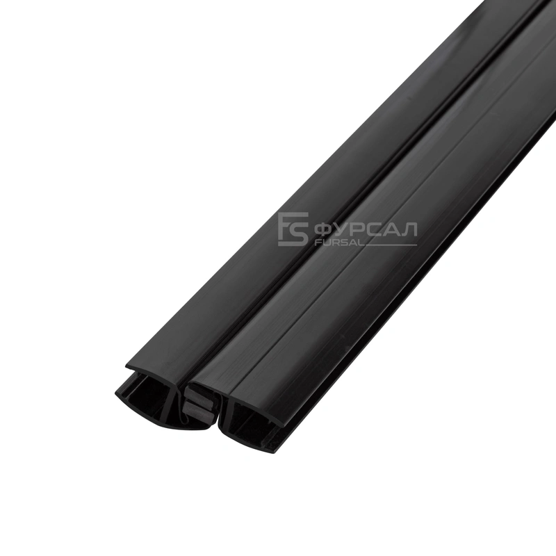 FS 2-1-4 Уплотнитель магнитный регулируемый, 8мм, 2200мм, черный (BLACK)